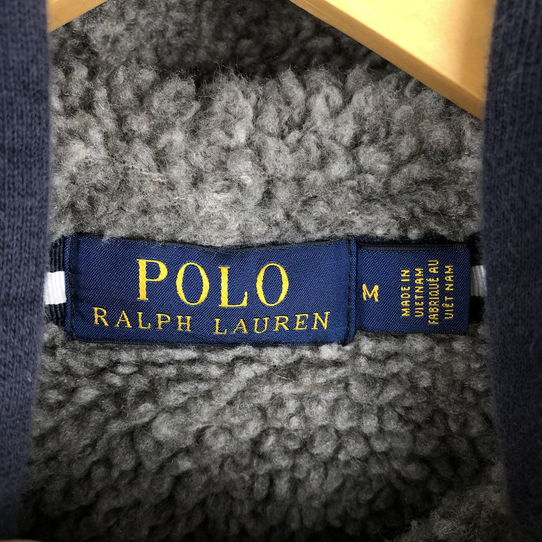 Ralph Lauren POLO RALPH LAUREN Sweat Full Zip Hoodie Men's M cotton navy blue type Vintage Second Hand