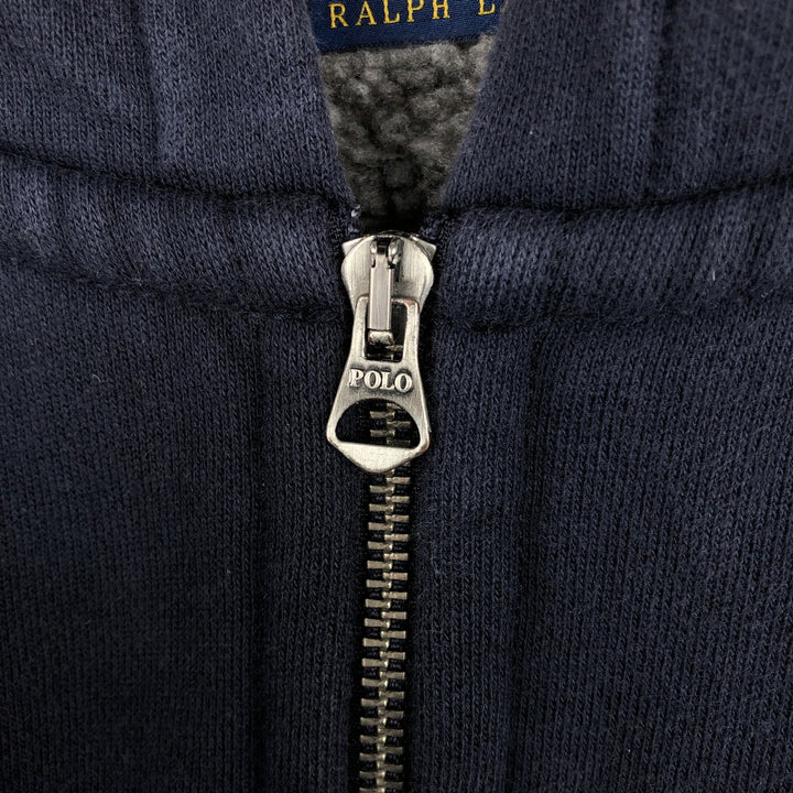 Ralph Lauren POLO RALPH LAUREN Sweat Full Zip Hoodie Men's M cotton navy blue type Vintage Second Hand