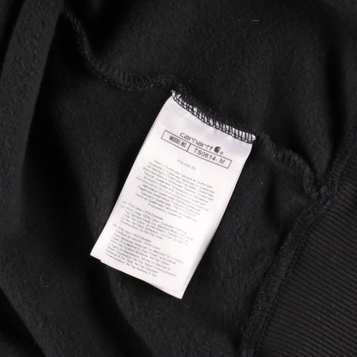 Carhartt Loose Fit Full-Zip Hoodie, Men's XXL cotton black type Vintage Second Hand
