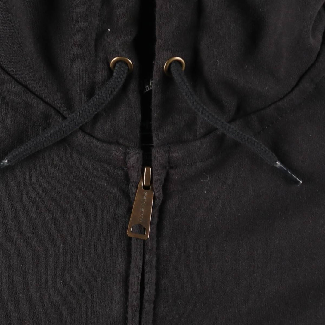 Carhartt Loose Fit Full-Zip Hoodie, Men's XXL cotton black type Vintage Second Hand