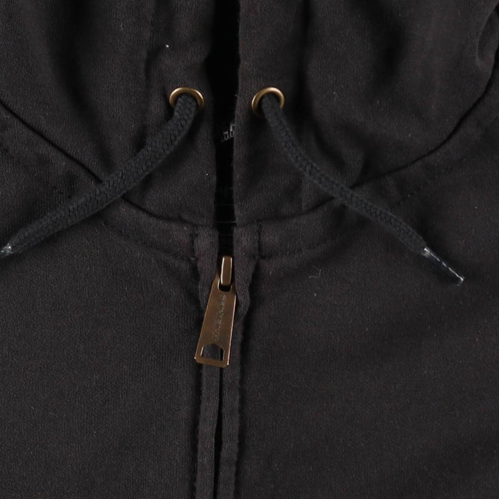 Carhartt Loose Fit Full-Zip Hoodie, Men's XXL cotton black type Vintage Second Hand