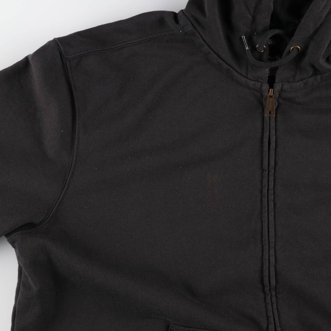 Carhartt Loose Fit Full-Zip Hoodie, Men's XXL cotton black type Vintage Second Hand