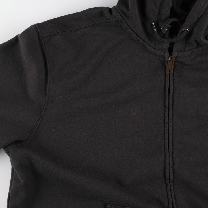 Carhartt Loose Fit Full-Zip Hoodie, Men's XXL cotton black type Vintage Second Hand