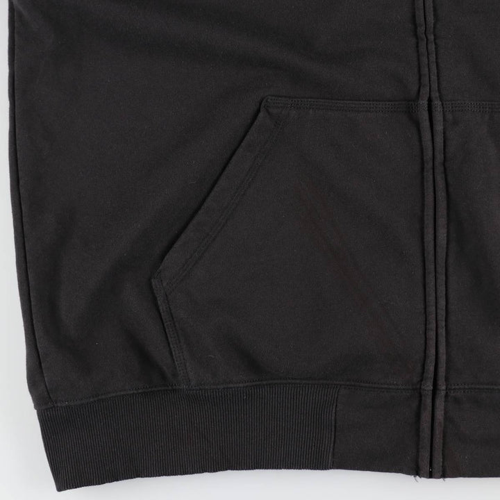 Carhartt Loose Fit Full-Zip Hoodie, Men's XXL cotton black type Vintage Second Hand