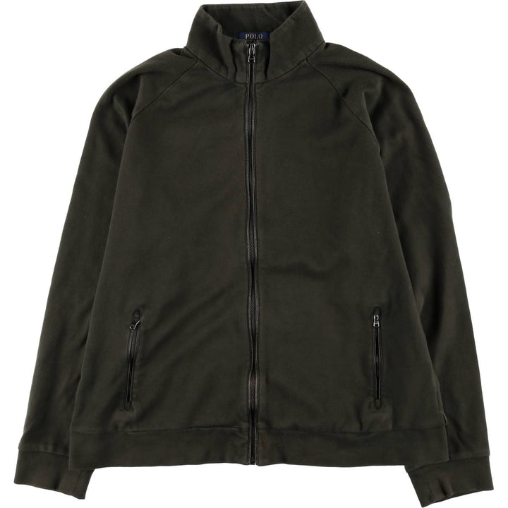 Ralph Lauren POLO RALPH LAUREN full-zip sweatshirt, men's size XL cotton Khaki type Vintage Second Hand