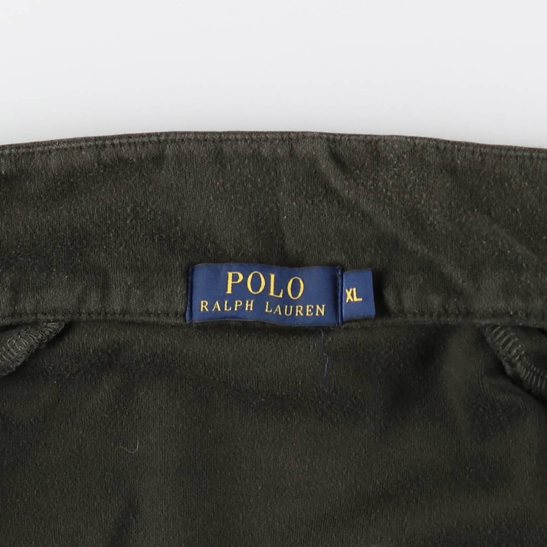Ralph Lauren POLO RALPH LAUREN full-zip sweatshirt, men's size XL cotton Khaki type Vintage Second Hand