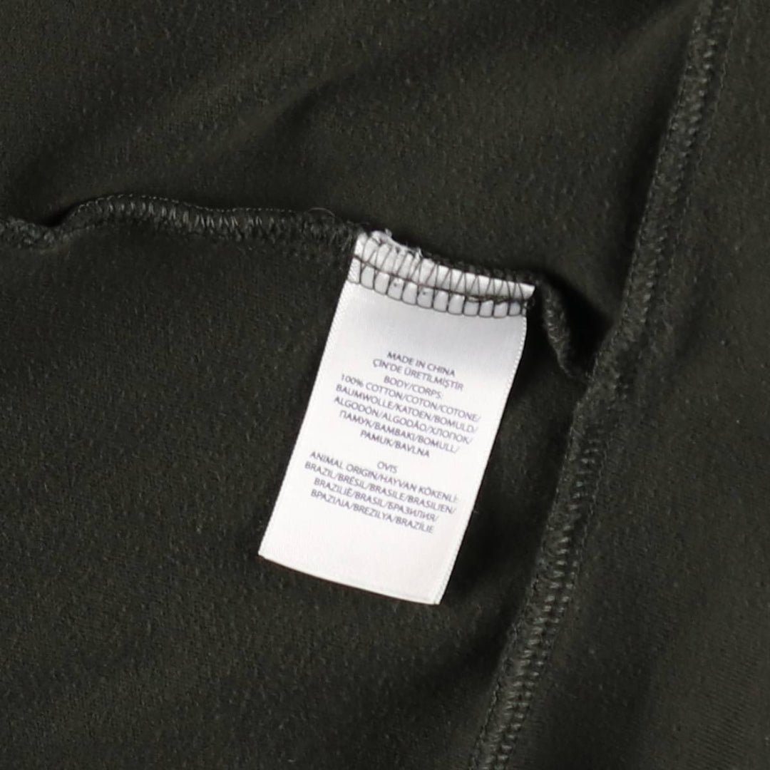 Ralph Lauren POLO RALPH LAUREN full-zip sweatshirt, men's size XL cotton Khaki type Vintage Second Hand