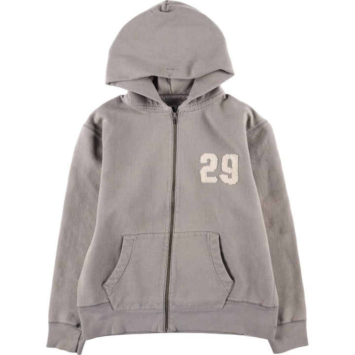 GAP Sweat Full Zip Hoodie, Men's Size L cotton gray type Vintage Second Hand