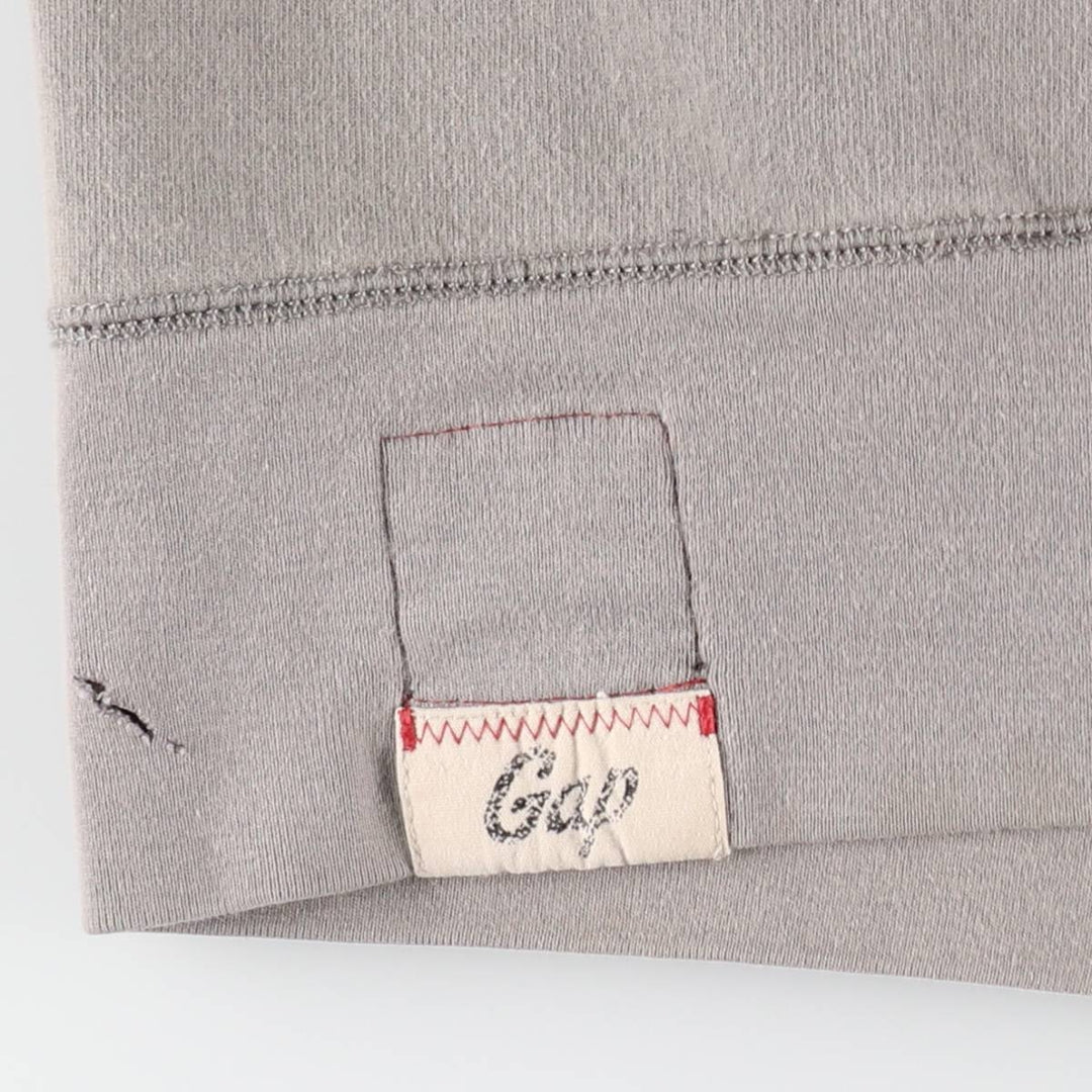 GAP Sweat Full Zip Hoodie, Men's Size L cotton gray type Vintage Second Hand