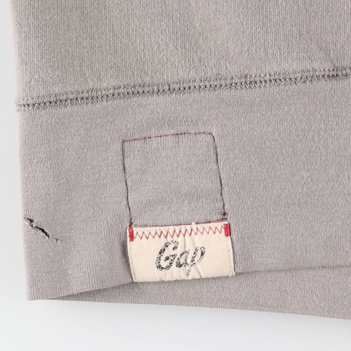GAP Sweat Full Zip Hoodie, Men's Size L cotton gray type Vintage Second Hand