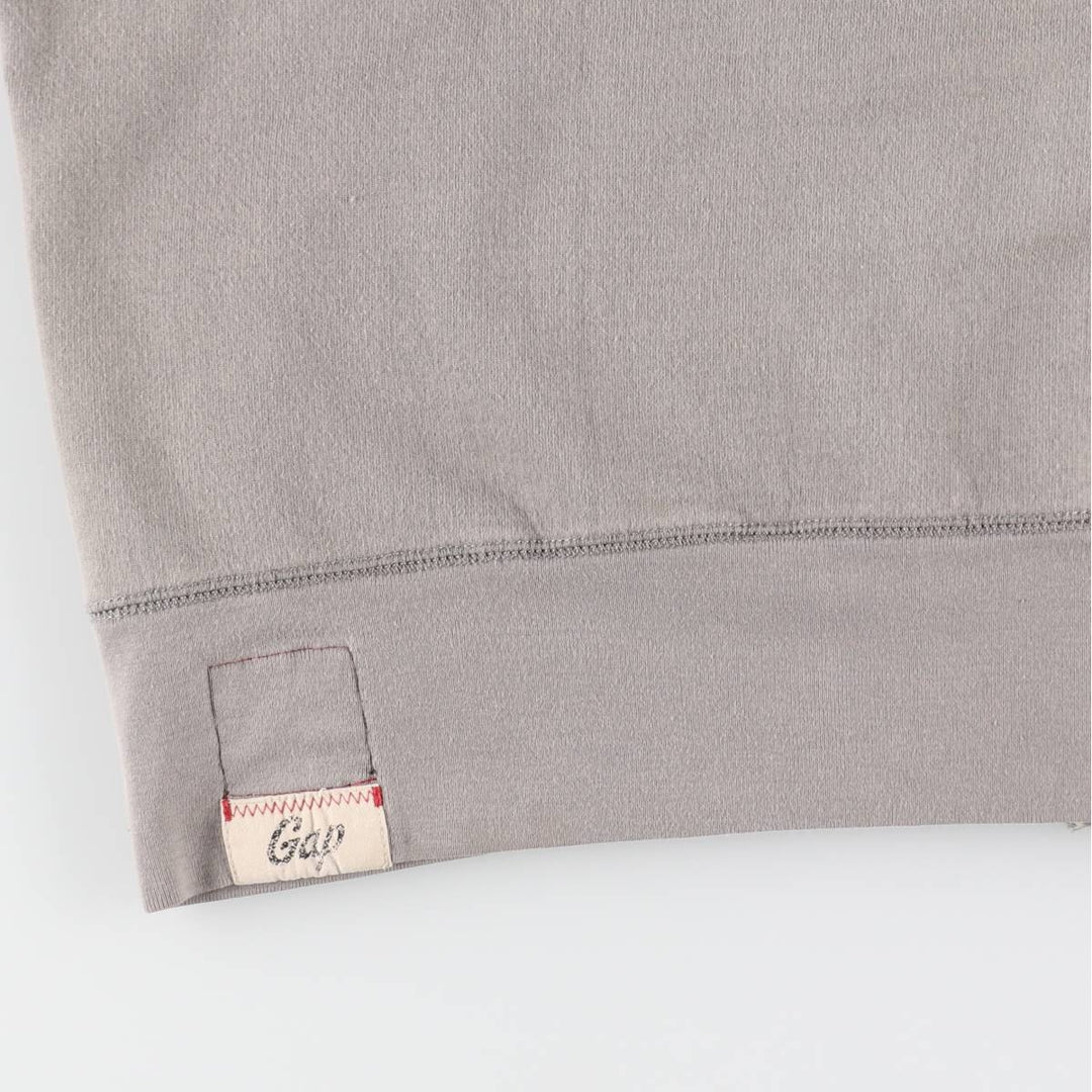 GAP Sweat Full Zip Hoodie, Men's Size L cotton gray type Vintage Second Hand