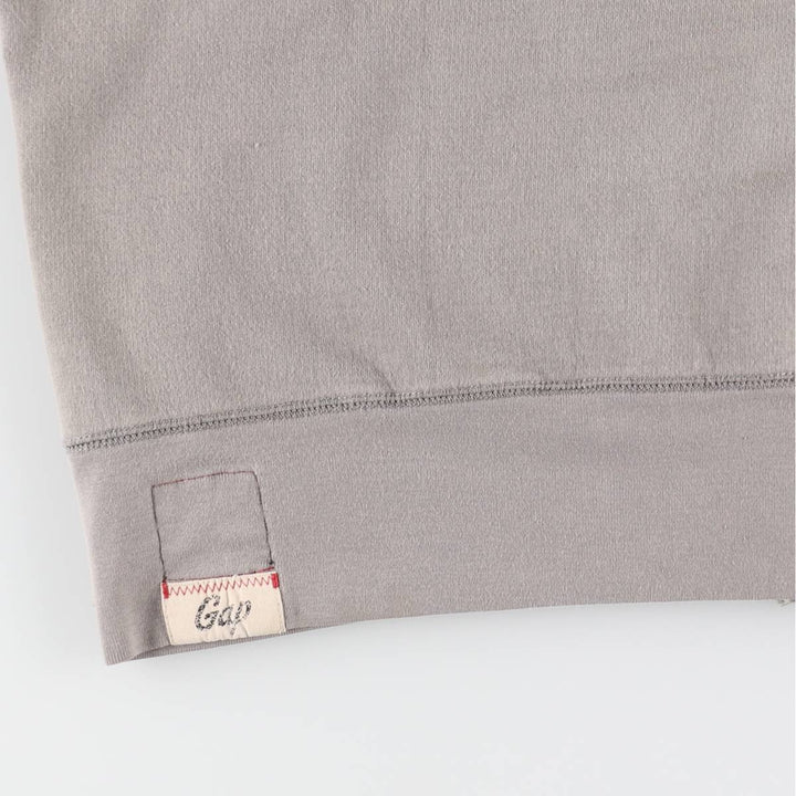 GAP Sweat Full Zip Hoodie, Men's Size L cotton gray type Vintage Second Hand
