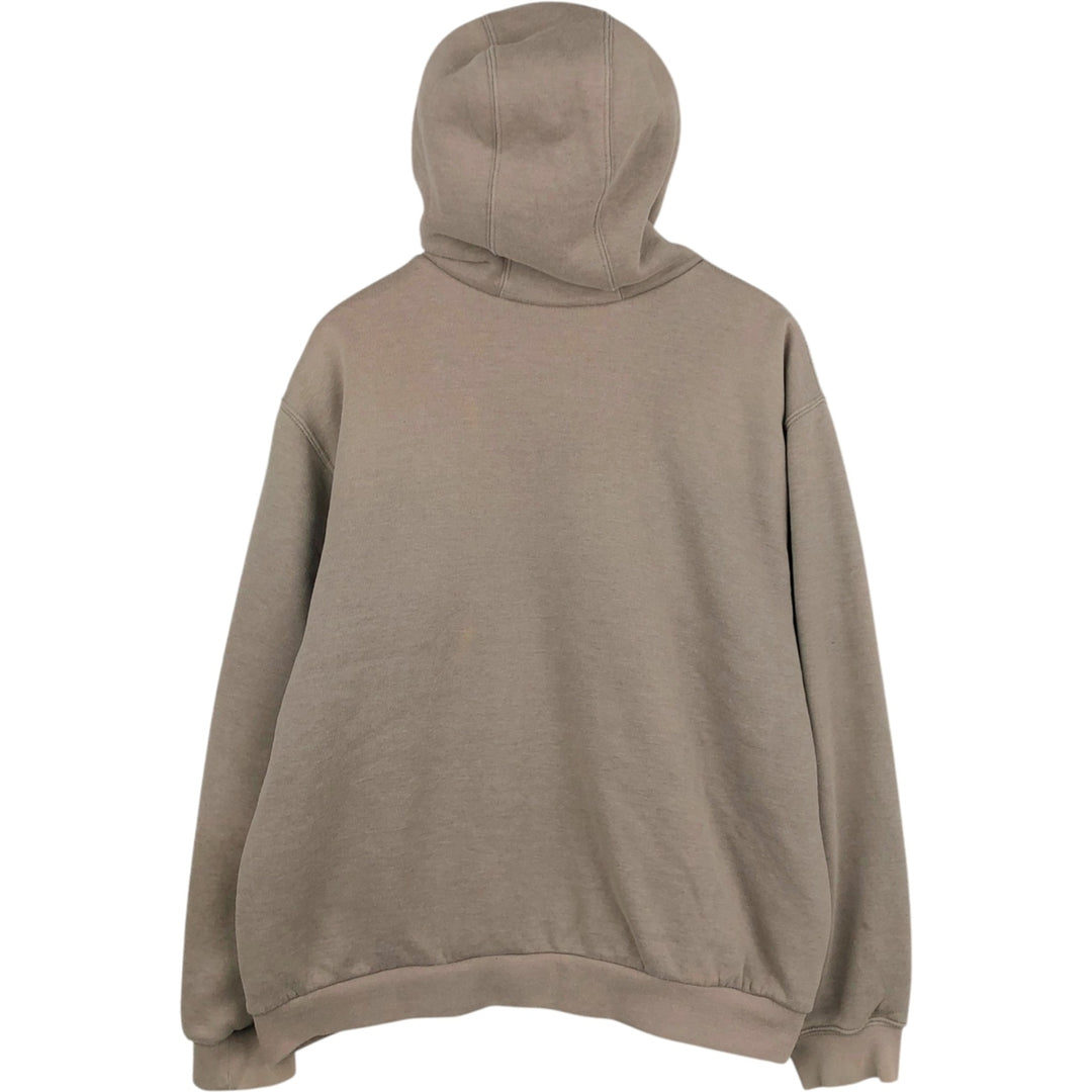 Carhartt Sweat Full Zip Hoodie Men's XL cotton Khaki type brown Vintage Second Hand
