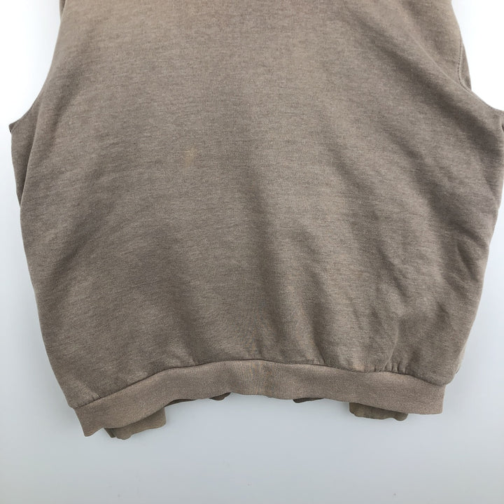 Carhartt Sweat Full Zip Hoodie Men's XL cotton Khaki type brown Vintage Second Hand