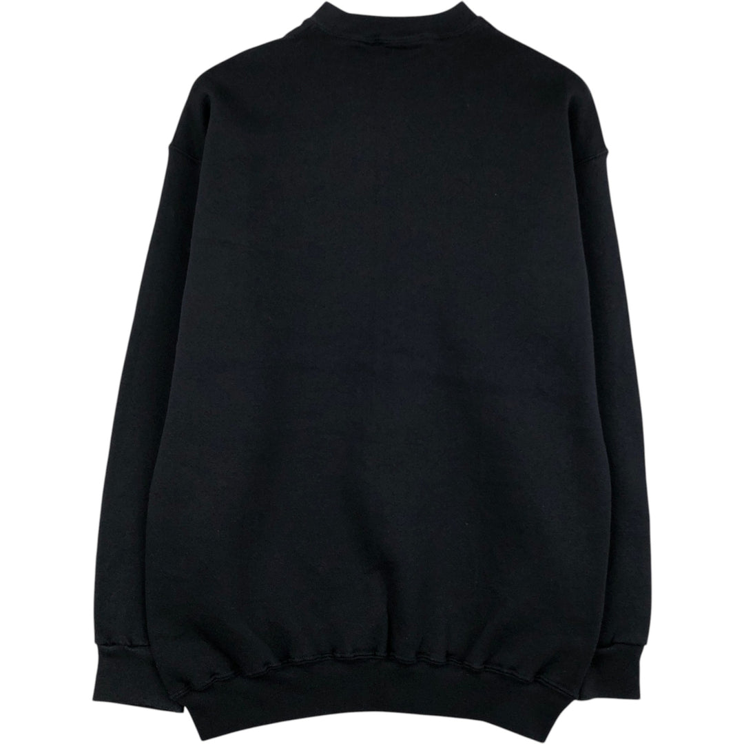 90'S Discus Athletic Plain Blank Sweatshirt, Men's Size L (approx.), Vintage cotton black type Vintage Second Hand
