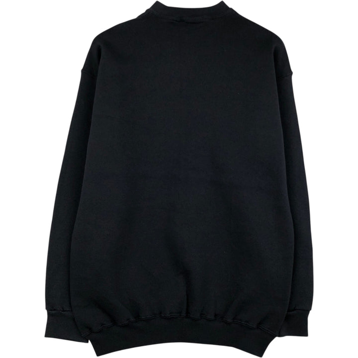 90'S Discus Athletic Plain Blank Sweatshirt, Men's Size L (approx.), Vintage cotton black type Vintage Second Hand