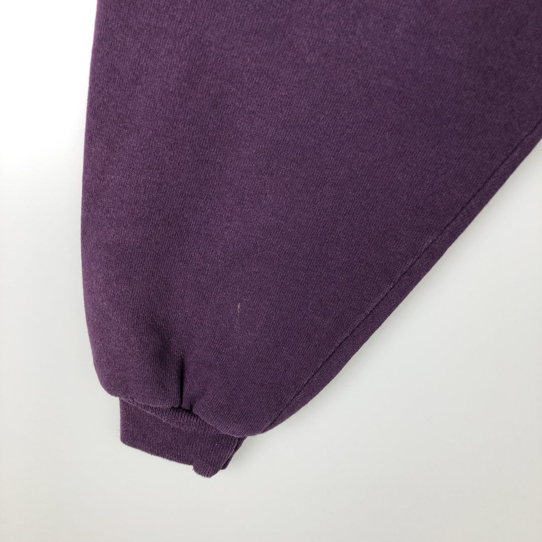80s-90'S Jerzees Plain Blank Sweatshirt Trainer Made in USA Men's XL Vintage cotton purple type Vintage Second Hand