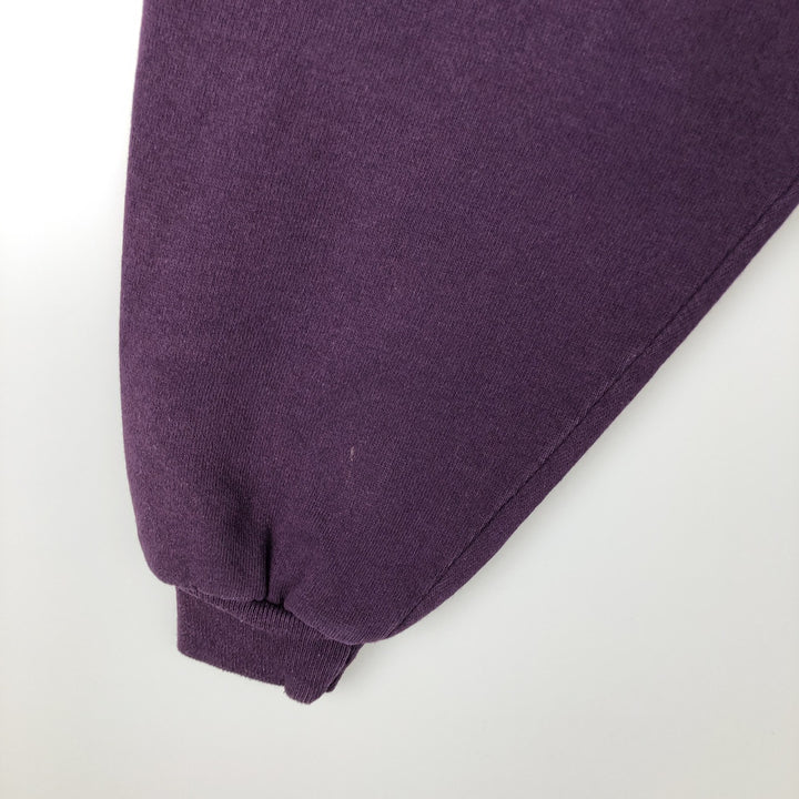 80s-90'S Jerzees Plain Blank Sweatshirt Trainer Made in USA Men's XL Vintage cotton purple type Vintage Second Hand