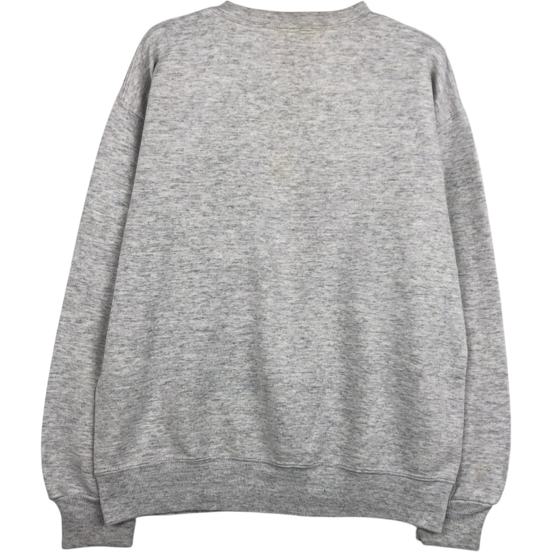 80s-90'S Jerzees Plain Blank Sweatshirt Trainer Made in USA Men's M Vintage cotton gray type Vintage Second Hand