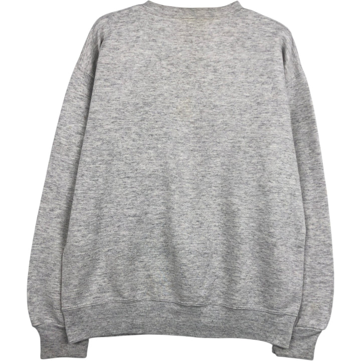 80s-90'S Jerzees Plain Blank Sweatshirt Trainer Made in USA Men's M Vintage cotton gray type Vintage Second Hand