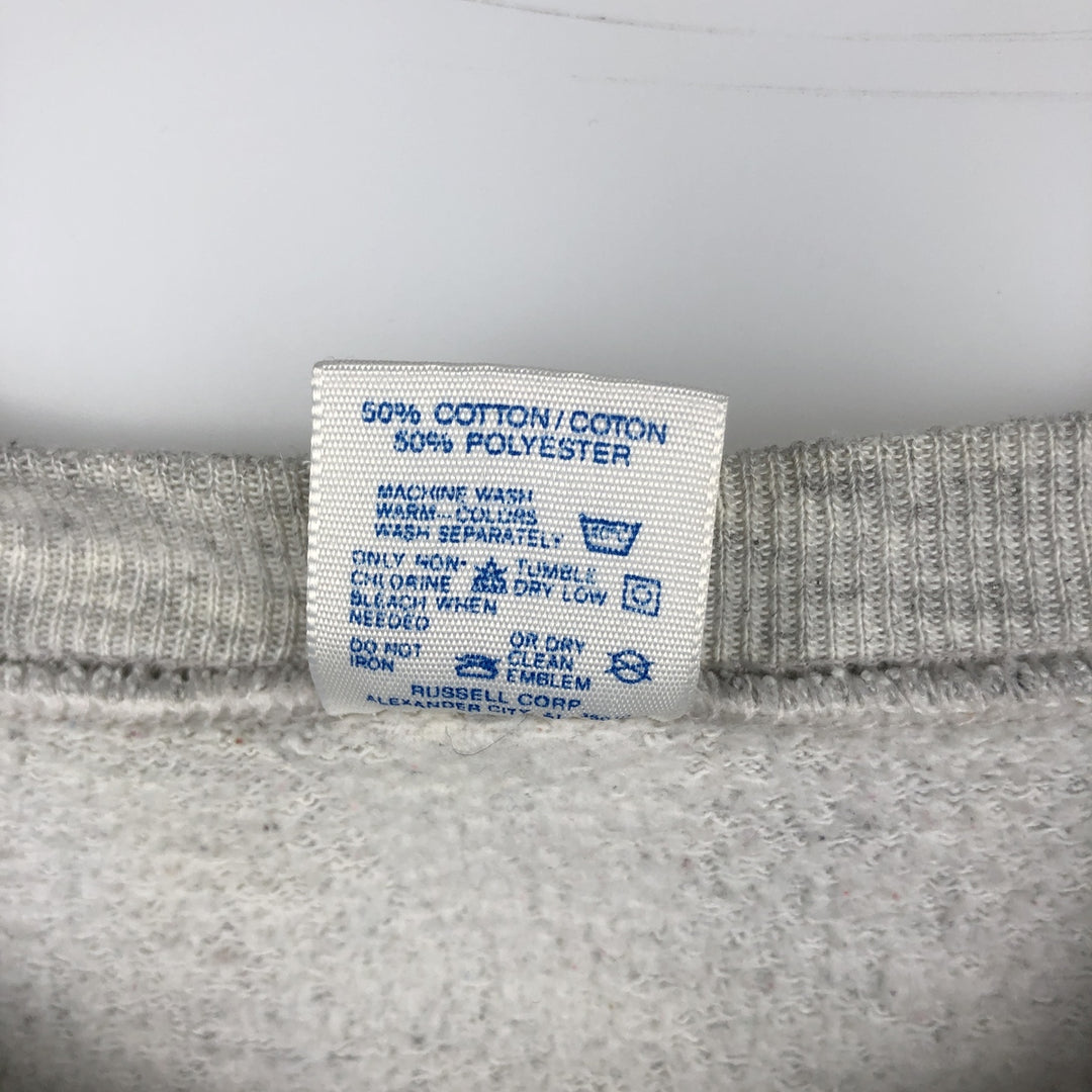 80s-90'S Jerzees Plain Blank Sweatshirt Trainer Made in USA Men's M Vintage cotton gray type Vintage Second Hand