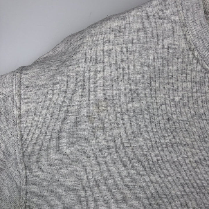 80s-90'S Jerzees Plain Blank Sweatshirt Trainer Made in USA Men's M Vintage cotton gray type Vintage Second Hand