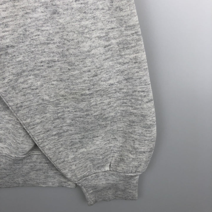 80s-90'S Jerzees Plain Blank Sweatshirt Trainer Made in USA Men's M Vintage cotton gray type Vintage Second Hand