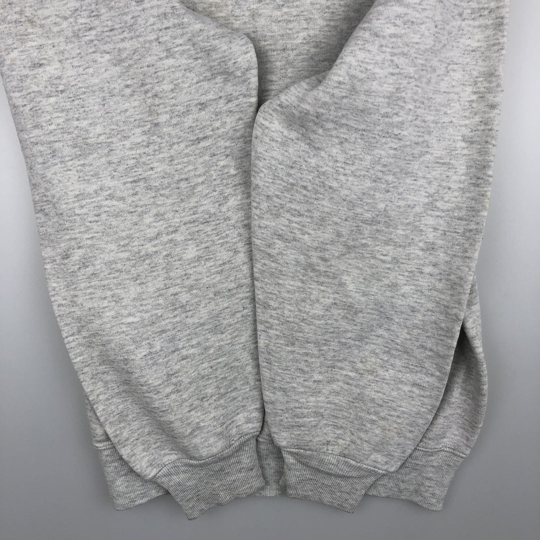 80s-90'S Jerzees Plain Blank Sweatshirt Trainer Made in USA Men's M Vintage cotton gray type Vintage Second Hand