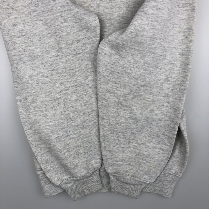 80s-90'S Jerzees Plain Blank Sweatshirt Trainer Made in USA Men's M Vintage cotton gray type Vintage Second Hand
