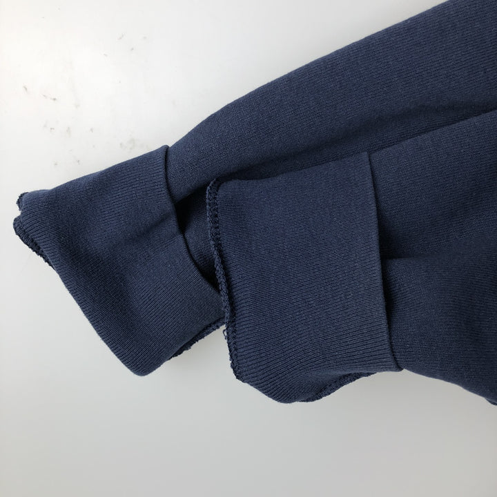 90'S BVD plain blank sweatshirt, sweatshirt, made in USA, men's XL size, vintage cotton navy blue type Vintage Second Hand