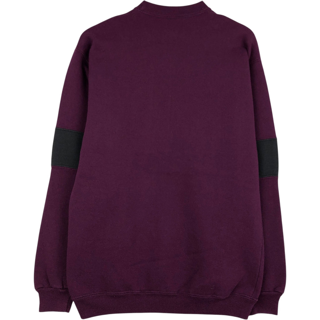 90'S Hanes PREMIUM Plain Blank Sweatshirt, Made in USA, Men's Size M (Equivalent), Vintage cotton purple type Vintage Second Hand