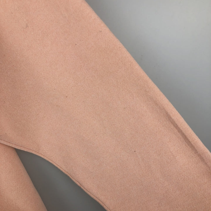 90'S Hanes plain blank sweatshirt, made in USA, men's XL size, vintage cotton coral Vintage Second Hand