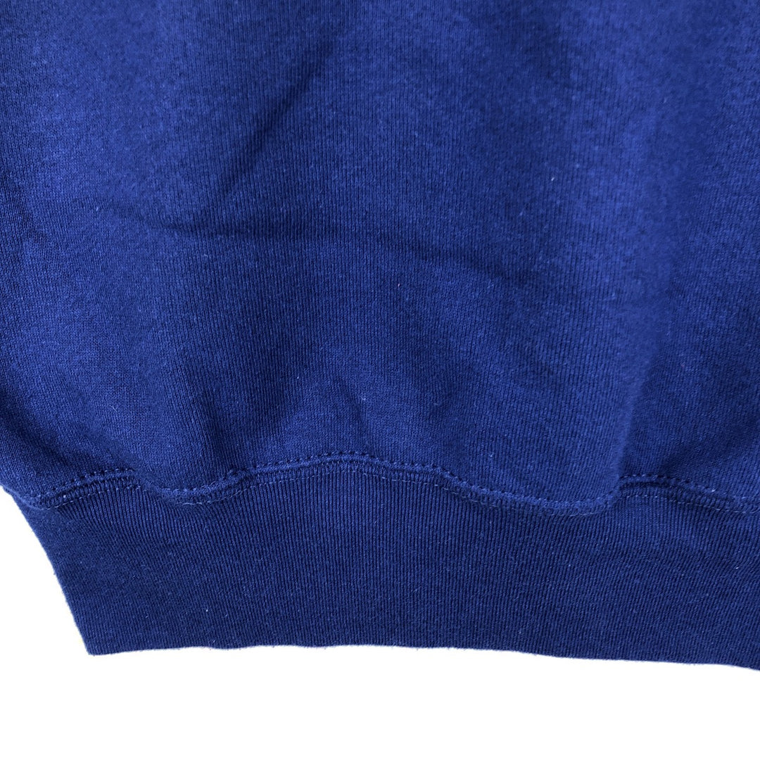 Vintage 90'S BVD blank sweatshirt, made in the USA, size M, men's. cotton blue type Vintage Second Hand