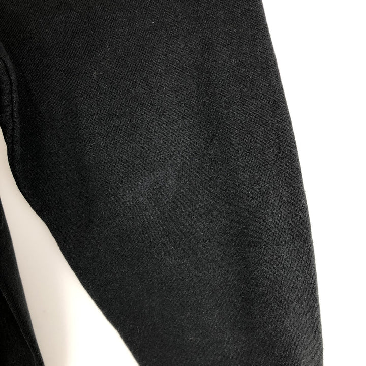 Jerzees Plain Blank Sweatshirt, Made in USA, Men's Size M (approx.) cotton black type Vintage Second Hand