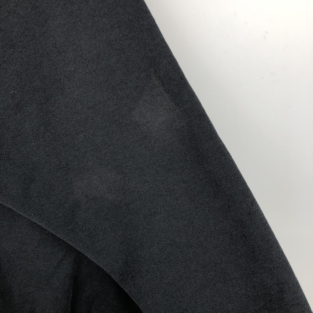 90'S BVD plain blank sweatshirt, sweatshirt, made in USA, men's XL size, vintage cotton black type Vintage Second Hand