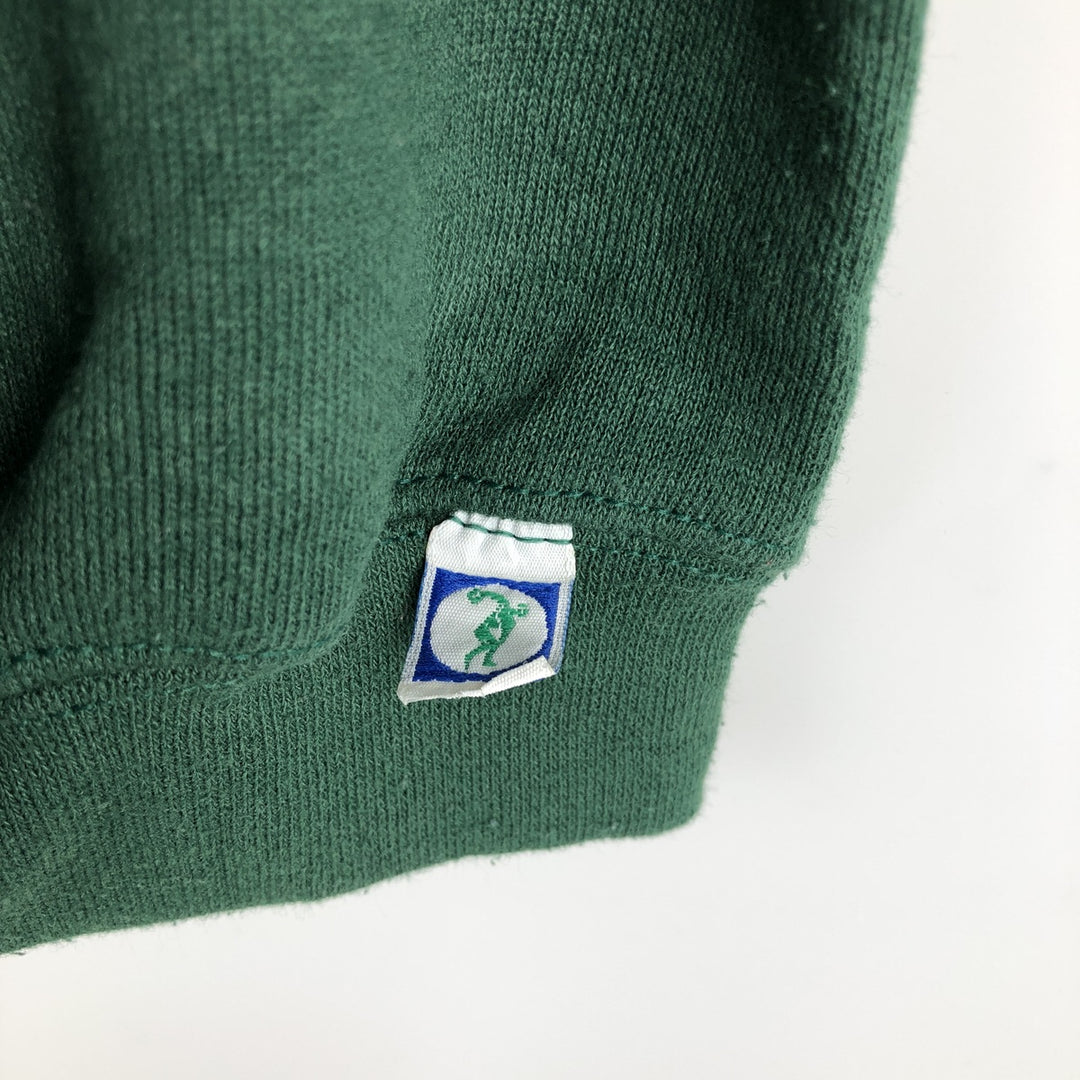 Discus Athletic Plain Blank Sweatshirt, Made in USA, Men's Size XL (approx.) cotton green type Vintage Second Hand