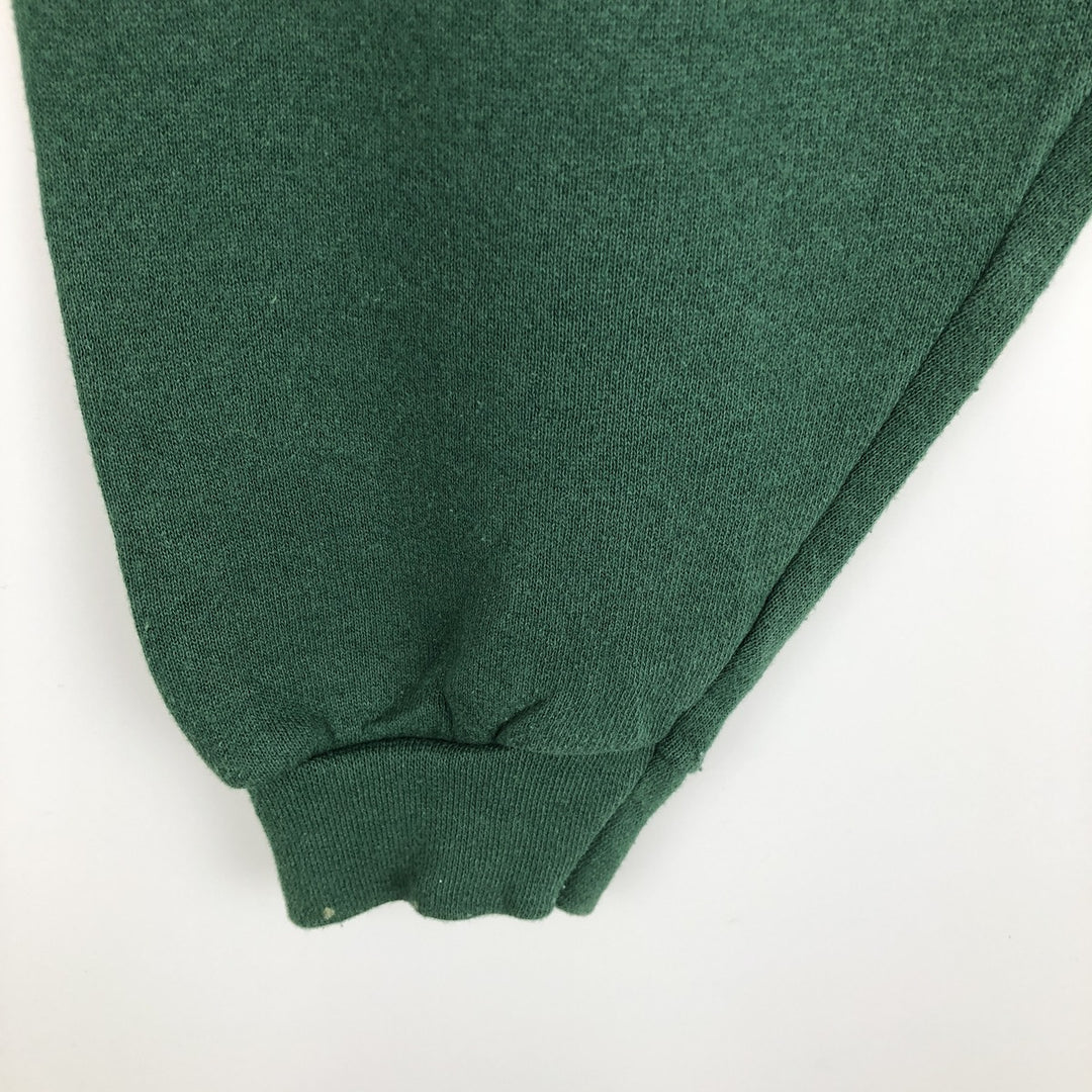 Discus Athletic Plain Blank Sweatshirt, Made in USA, Men's Size XL (approx.) cotton green type Vintage Second Hand