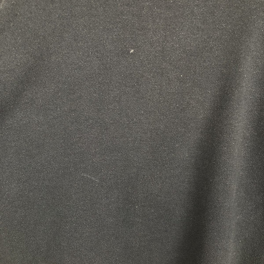 TULTEX plain blank sweatshirt, made in the USA, men's size XL cotton black type Vintage Second Hand