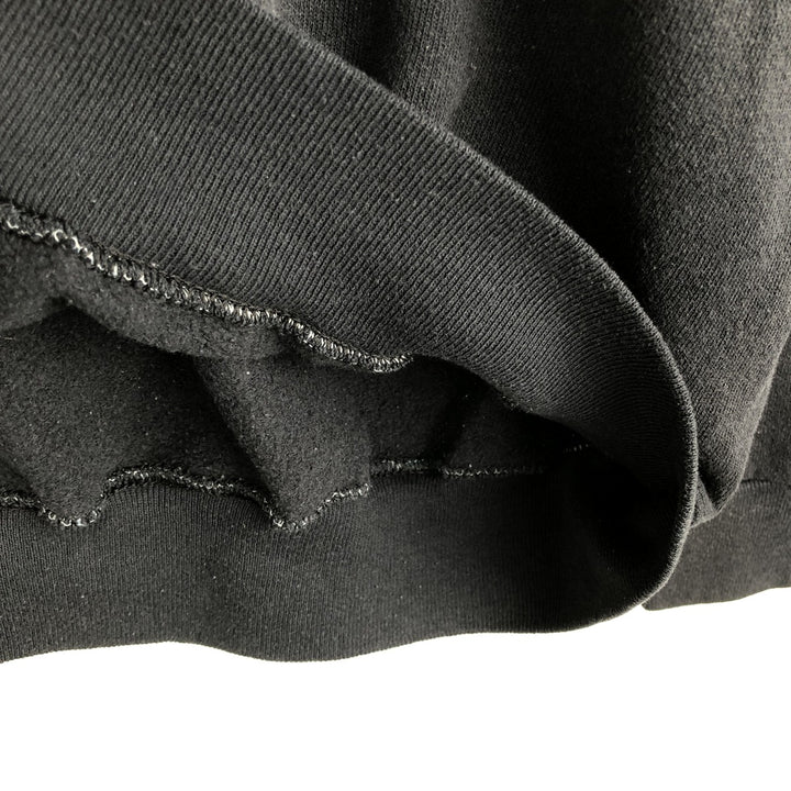TULTEX plain blank sweatshirt, made in the USA, men's size XL cotton black type Vintage Second Hand
