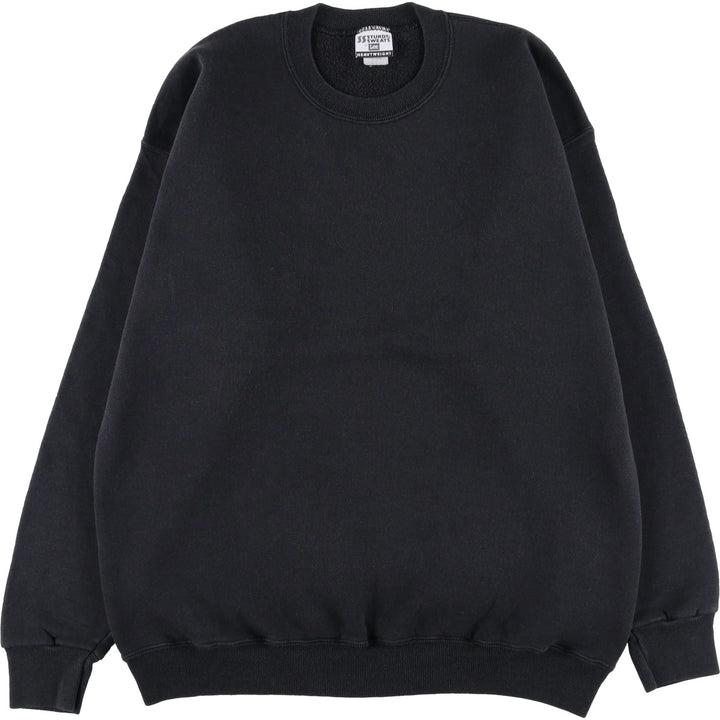 90'S Lee STURDY SWEATS Plain Blank Sweatshirt, Men's Size L (Equivalent), Vintage unclear black type Vintage Second Hand