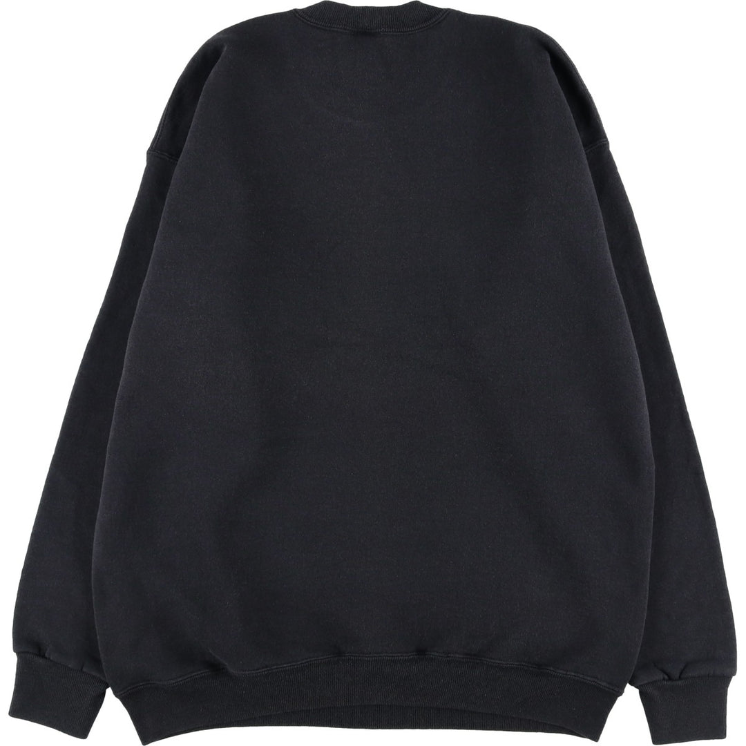 90'S Lee STURDY SWEATS Plain Blank Sweatshirt, Men's Size L (Equivalent), Vintage unclear black type Vintage Second Hand