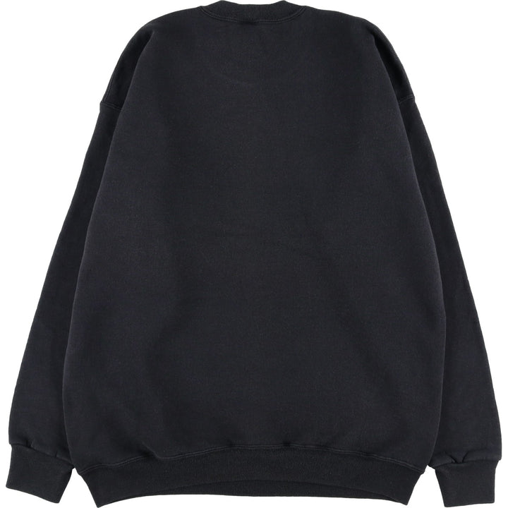 90'S Lee STURDY SWEATS Plain Blank Sweatshirt, Men's Size L (Equivalent), Vintage unclear black type Vintage Second Hand