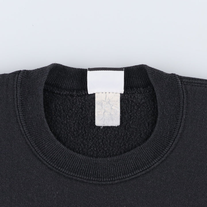 90'S Lee STURDY SWEATS Plain Blank Sweatshirt, Men's Size L (Equivalent), Vintage unclear black type Vintage Second Hand