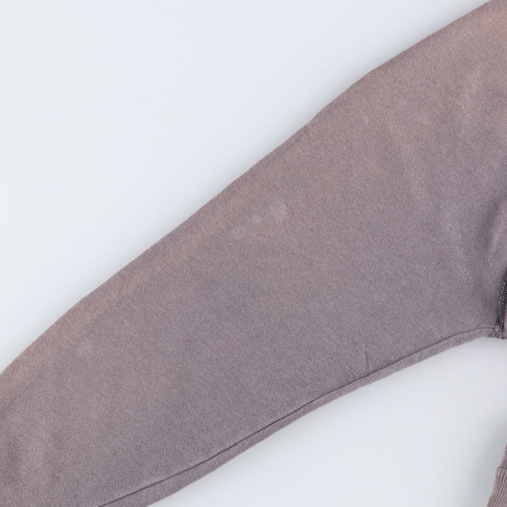 80s-90'S Hanes Irregular Activewear Plain Blank Sweatshirt, Made in USA, Men's Size L (Equivalent), Vintage cotton gray type Vintage Second Hand