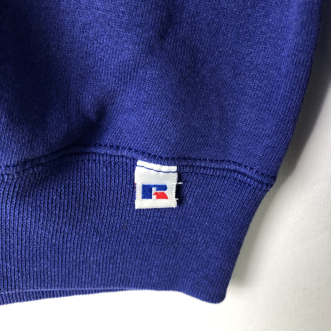 90'S Russell plain blank sweatshirt, sweatshirt, made in USA, men's size L, vintage cotton black type Vintage Second Hand