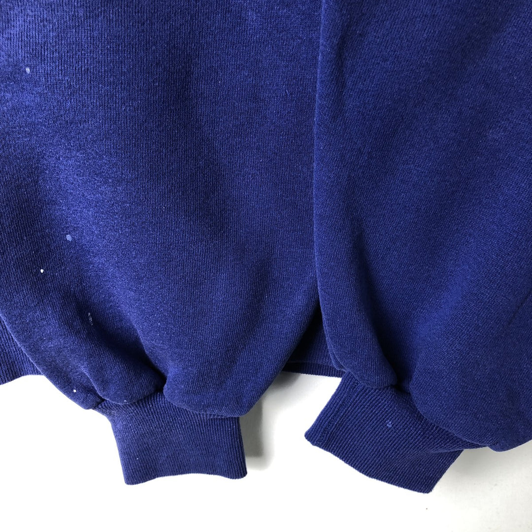 90'S Russell plain blank sweatshirt, sweatshirt, made in USA, men's size L, vintage cotton black type Vintage Second Hand