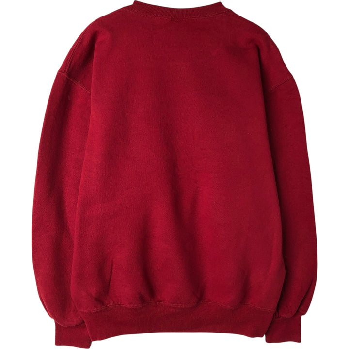 90'S Russell Plain Blank Sweatshirt, Made in USA, Men's Size M (Equivalent), Vintage cotton red type Vintage Second Hand