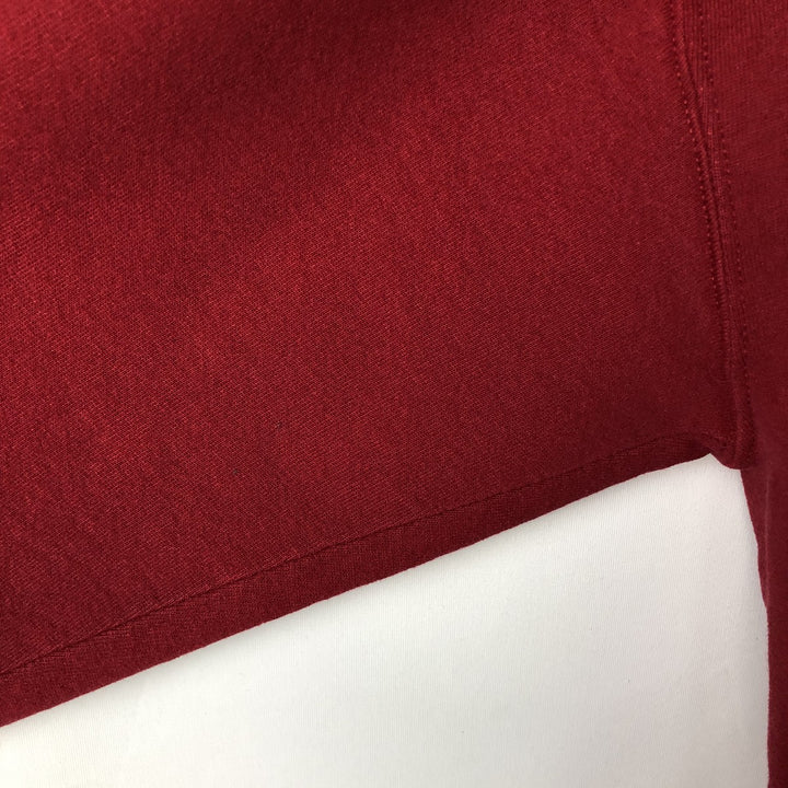 90'S Russell plain blank sweatshirt, sweatshirt, made in USA, men's XL size, vintage cotton red type Vintage Second Hand