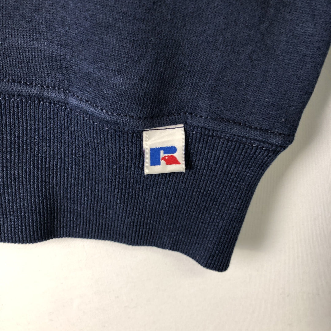 Vintage Russell plain blank sweatshirt, size L, men's size L cotton navy blue type Vintage Second Hand