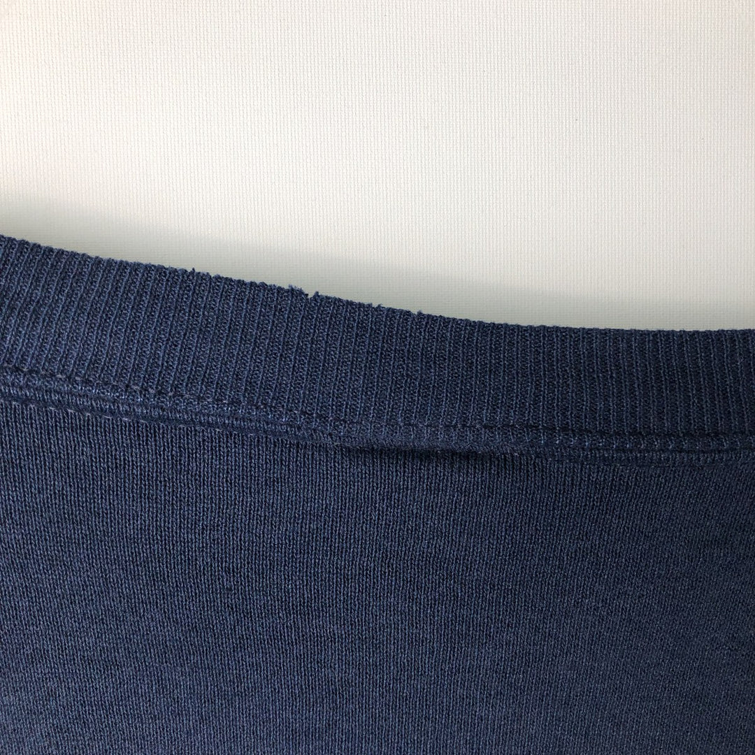 Vintage Russell plain blank sweatshirt, size L, men's size L cotton navy blue type Vintage Second Hand